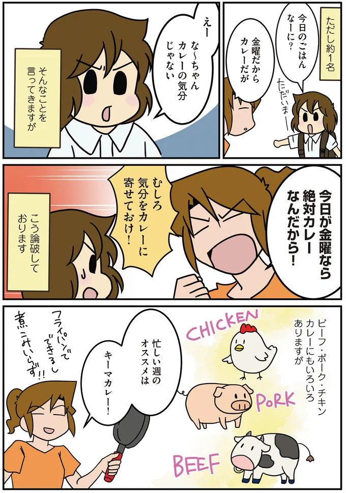 忙しい週のオススメはキーマカレー!