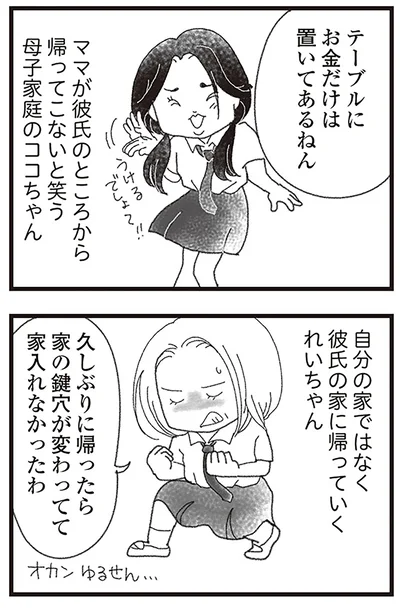 テーブルにお金だけは置いてあるねん