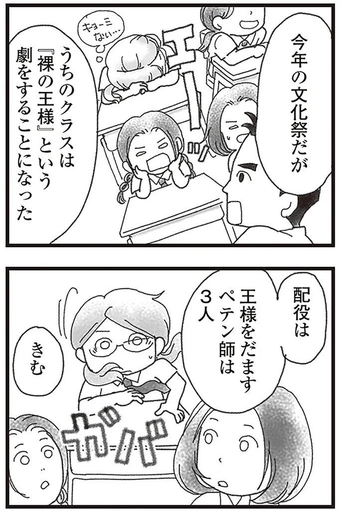 うちのクラスは「裸の王様」という劇をすることになった