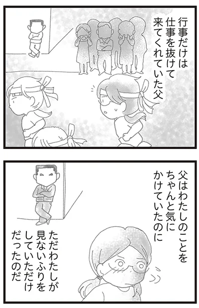 行事だけは仕事を抜けて来てくれていた父