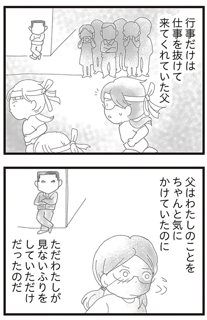 行事だけは仕事を抜けて来てくれていた父