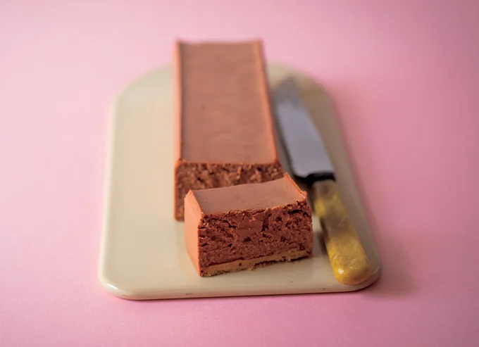 チョコレートレアチーズケーキ