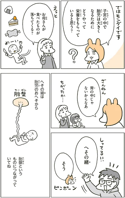 どうやって栄養をもらっていると思う？