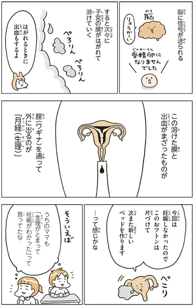 はがれるときに出血もするよ