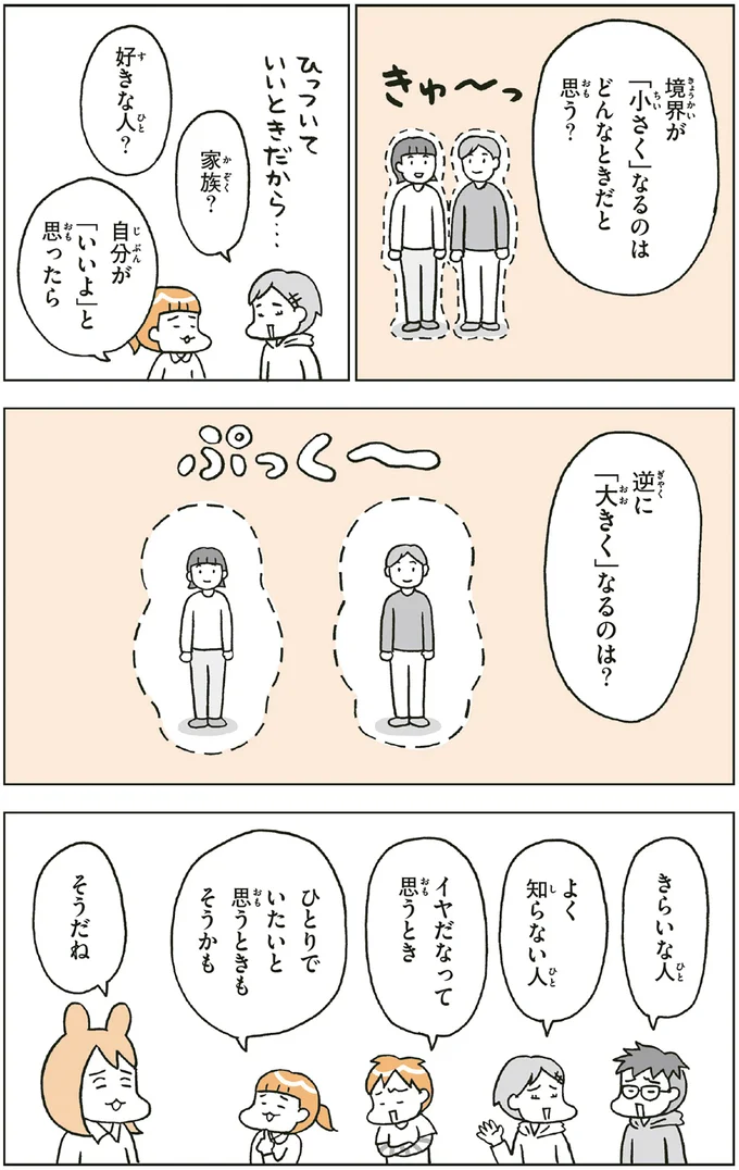 逆に「大きく」なるのは？