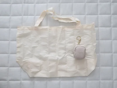 エコバッグのサイズは、平置き状態で縦約30cm、横約50cm、マチ約17cm▶これは当たり！と思ったアイテム