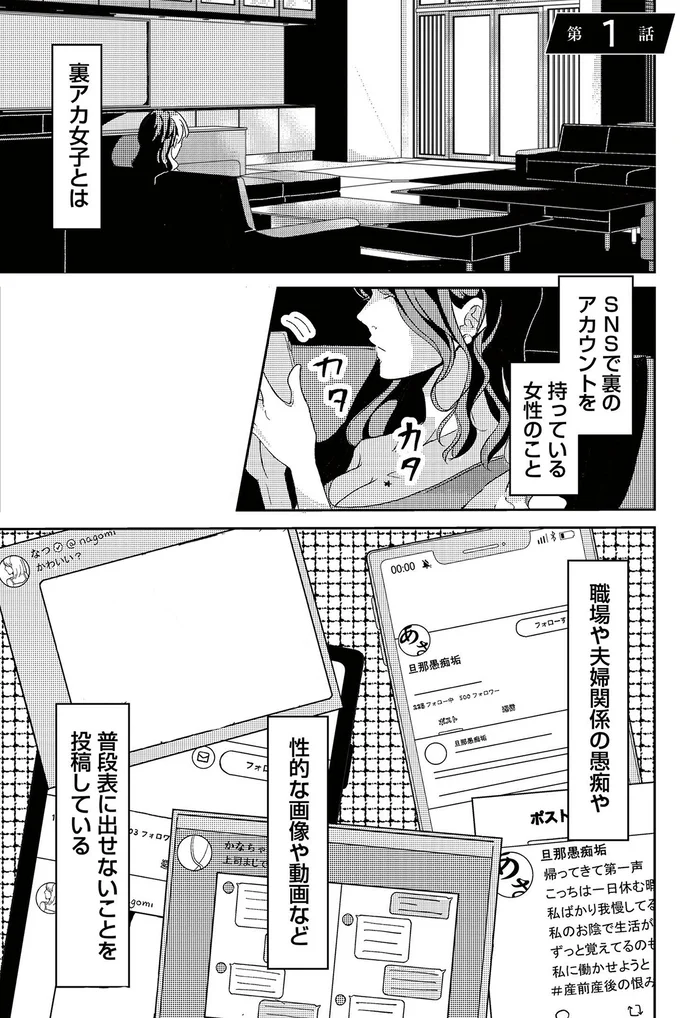 裏アカ女子とは