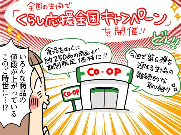 全国の生協で「くらし応援全国キャンペーン」を開催!!