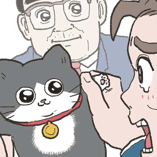 「出張に行ってほしくないよね…」猫らしい振る舞いをした結果、社長が涙