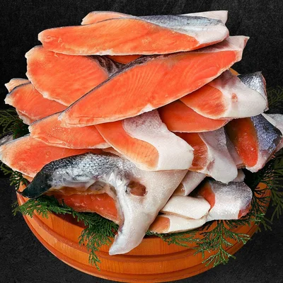 有塩or無塩が選べる！⇒銀鮭 切り身 業務用 たっぷり2kg（1kg×2袋） (【a】有塩切り身)