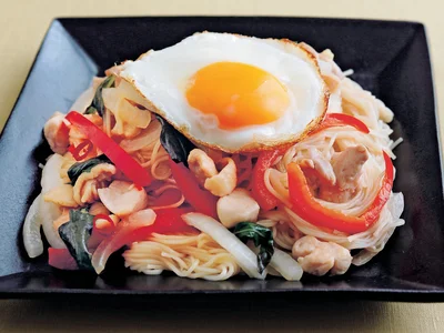 ガッパオ風焼きそうめん