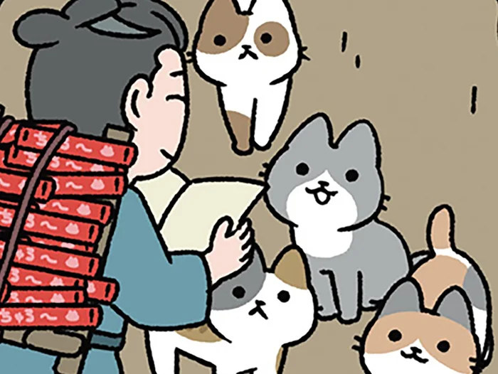 【二宮金次郎の像とねこ】勤勉で立派。彼はねこたちにとって偉大な人物で？