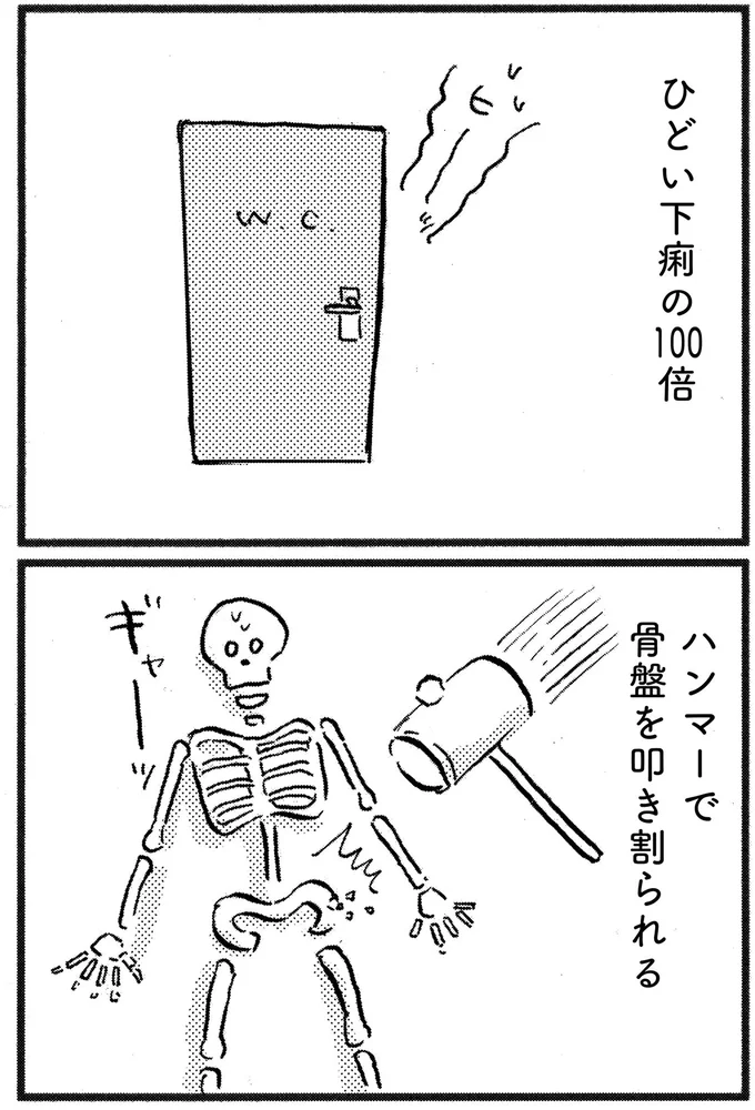 ハンマーで…