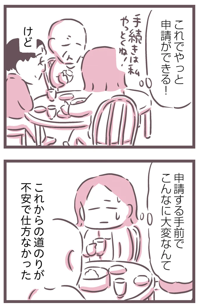 やっと申請ができる!