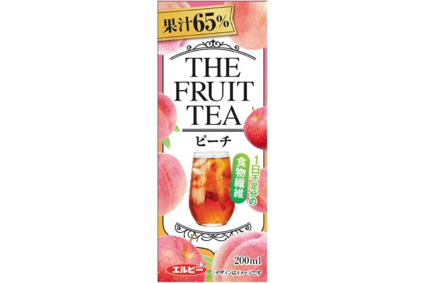 THE FRUIT TEA ピーチ 果汁65% 1日不足分の食物繊維