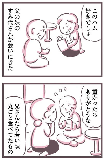 父の妹が会いにきた