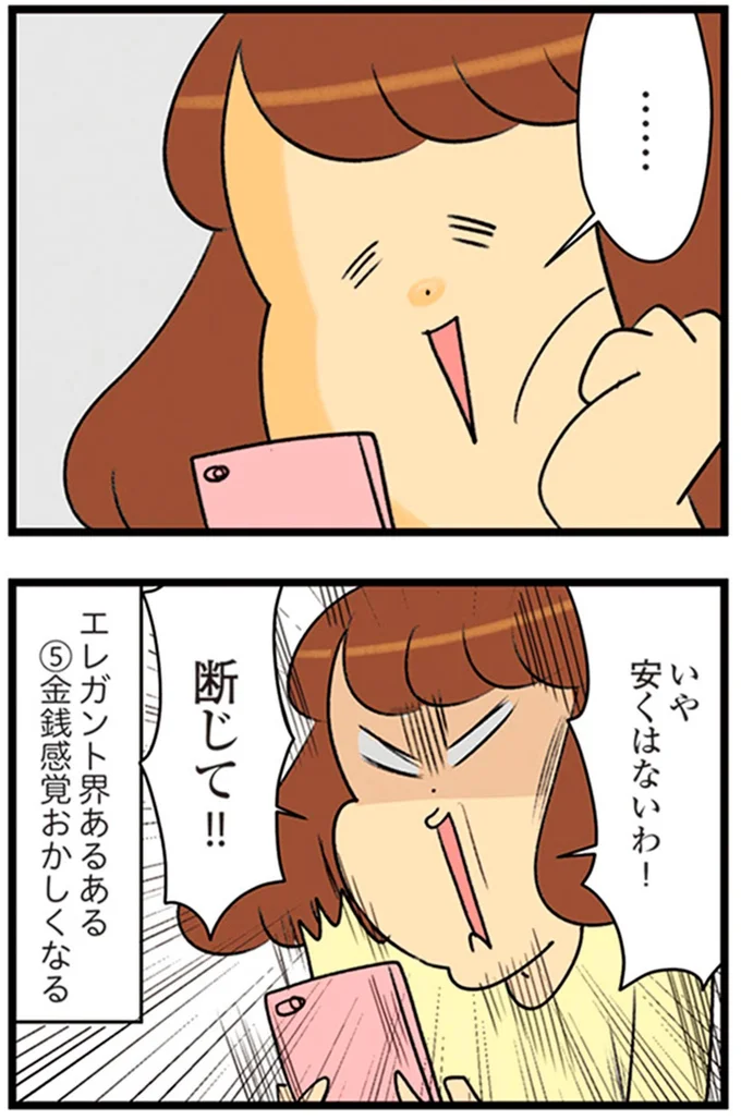 いや　安くはないわ！