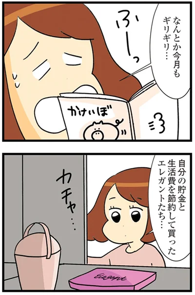 『150万のバッグが欲しい主婦の 夫に内緒の買い物日記』より