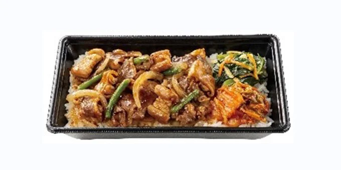 スタミナ満点の「牛カルビ&ホルモン重」