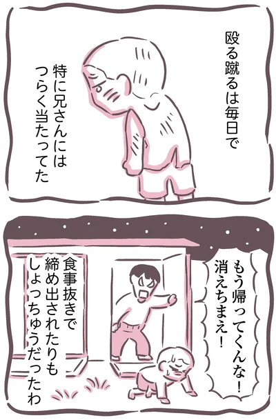 殴る蹴るは毎日で