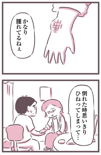 かなり腫れてるねぇ