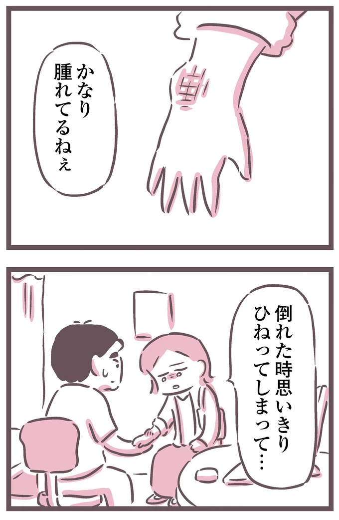かなり腫れてるねぇ
