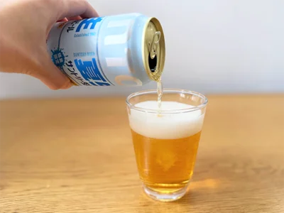 ビールを注ぐ瞬間は至福の時