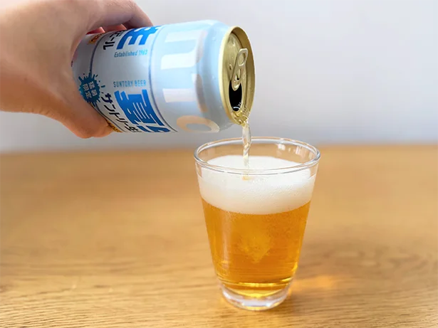ビールを注ぐ瞬間は至福の時