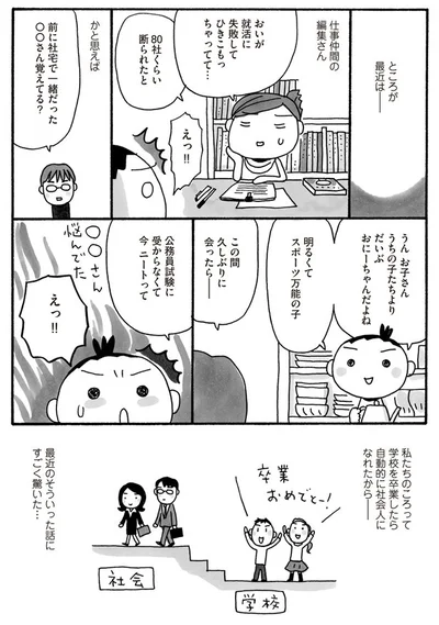 人ごとじゃない 誰でもニートやひきこもりになる可能性がある 子どもがひきこもりになりかけたら 1 連載 画像4 8 レタスクラブ