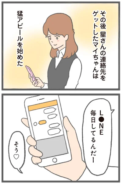猛アピールを始めた