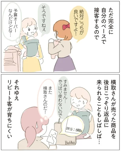 リピート客が育ちにくい