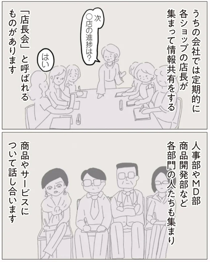 商品やサービスについて話し合います