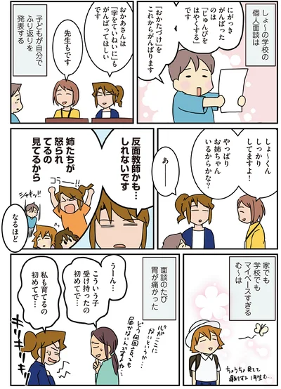 家でも学校でもマイペースすぎるむ〜は