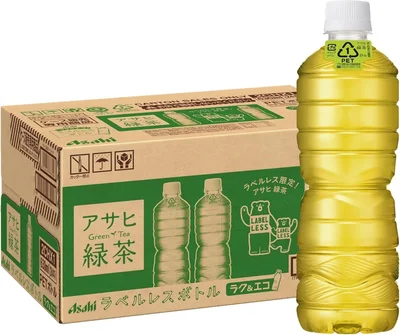 アサヒ飲料緑茶ラベルレス