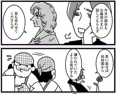 『推し嫁ルンバ 嫁ぎ先のお姑さんがいつも私に冷たいと思っていたら、実は推しとして見られていた話』より