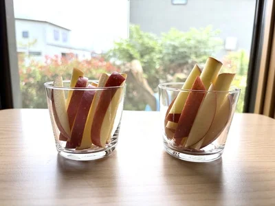 カップやお皿に盛り付ければおしゃれ（▶次へ）
