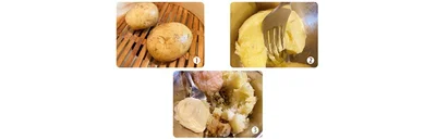 じゃがいもは水から茹でるか蒸し器で蒸す（レンジでも○）