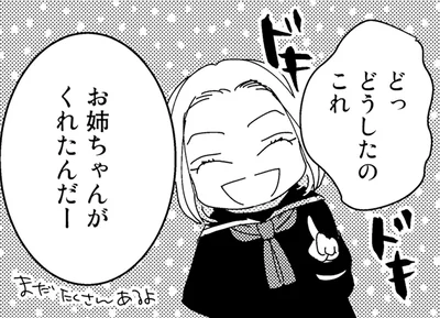お姉ちゃんがくれたんだー