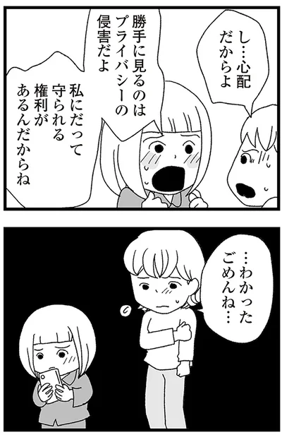 『娘がスマホで知らない男とやりとりしてました』より