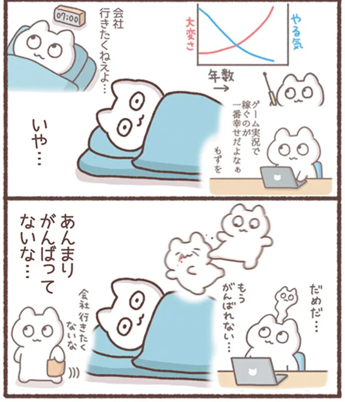 いや…