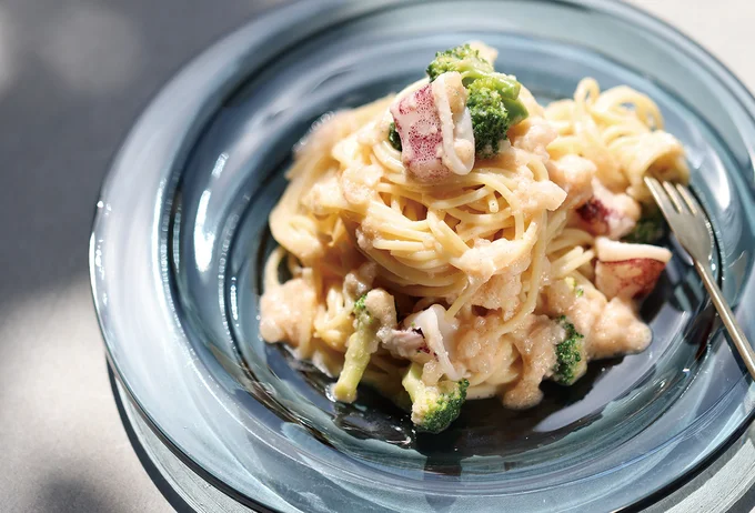 [冷凍]洋麺屋ピエトロ 冷製スパゲティーニ たらことイカのクリームソー