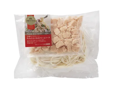 【パッケージ画像】[冷凍]洋麺屋ピエトロ 冷製スパゲティーニ たらことイカのクリームソー