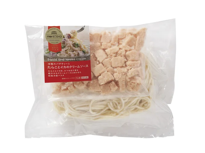 【パッケージ画像】[冷凍]洋麺屋ピエトロ 冷製スパゲティーニ たらことイカのクリームソー