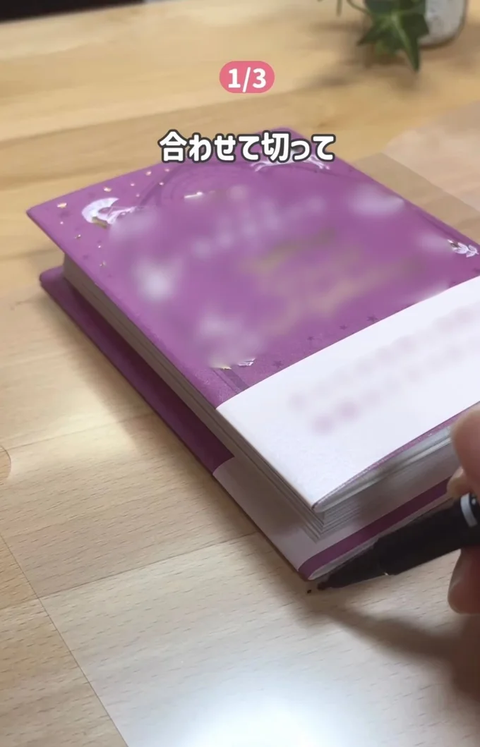 縦幅に合わせしるしを付ける▶ファイルの右側端までカットして…(⇒次へ)