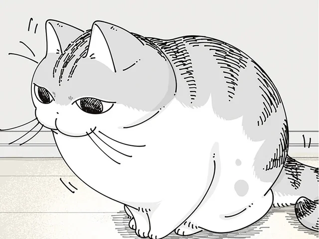 いきなり止まらないでよ！ 走る飼い主の足元でビタ止まりするネコ