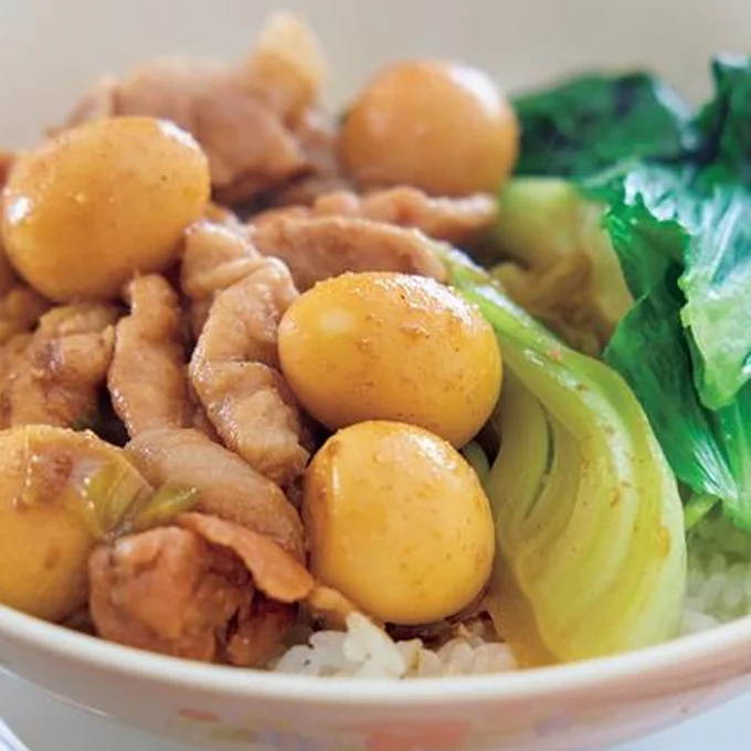 「豚しゃぶルーローハン」