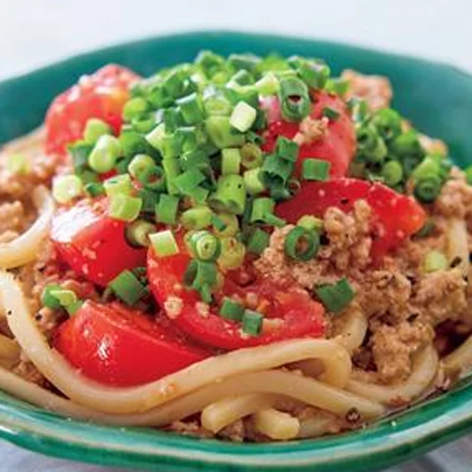 「トマト麻婆うどん」