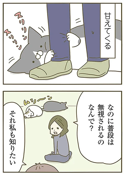 甘えてくる
