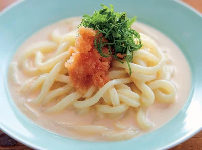 明太クリームうどん