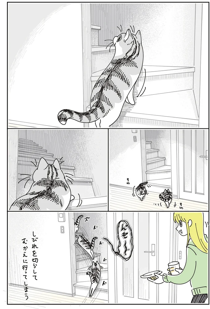 しびれを切らして